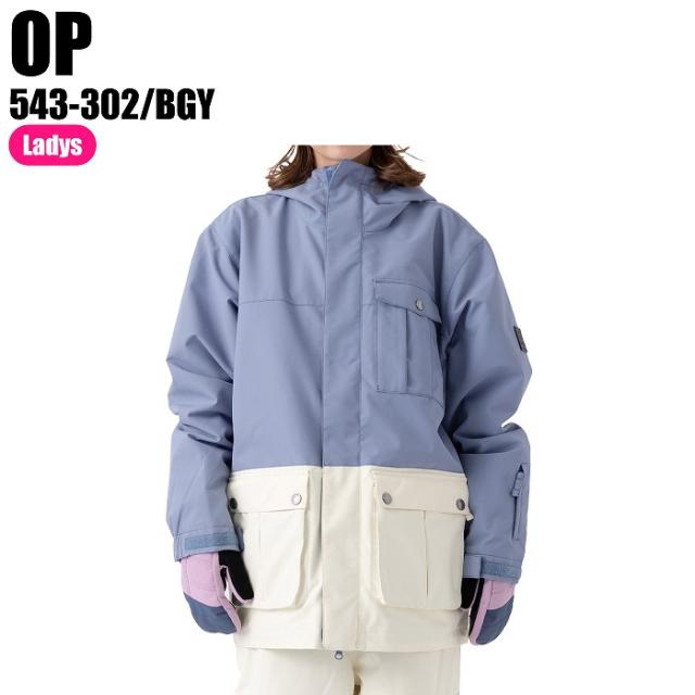 OP オーシャンパシフィック 23-24 543-302 スノーボードジャケット BGY スノーボードウェア ウェア ジャケット オーピー レディースの通販は 17,800円