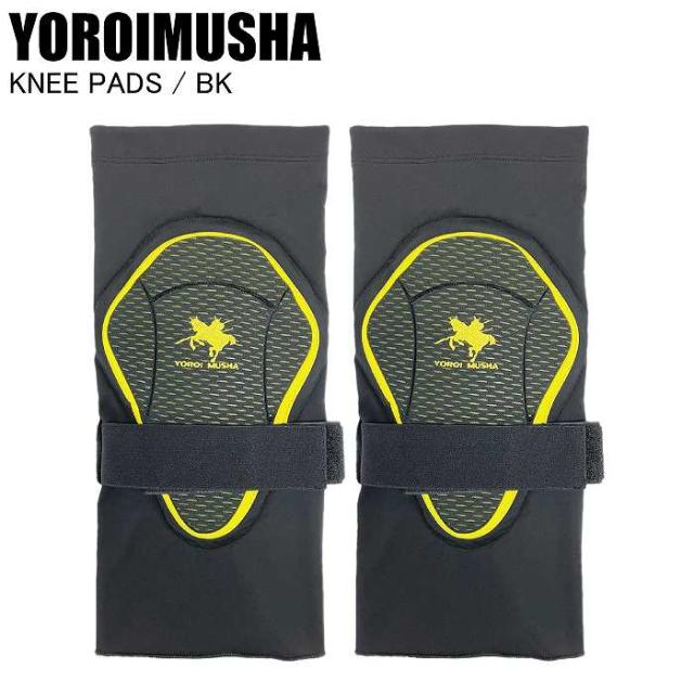 YOROIMUSHA ヨロイムシャ YM-1718 KNEE PADS BK ニーパッド 膝プロテクター スノボ プロテクター 鎧武者の通販は