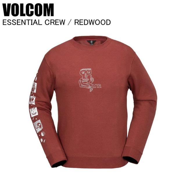 VOLCOM ボルコム G4652501 ESSENTIAL CREW RWD スウェット トレーナー ボルコムアパレル スノボ スケート