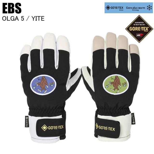 EBS エビス 4500005 OLGA 5 オルガ5 YETI スノーボード グローブ EBSグローブ 5本指 ゴアテックス インナーグローブ付き
