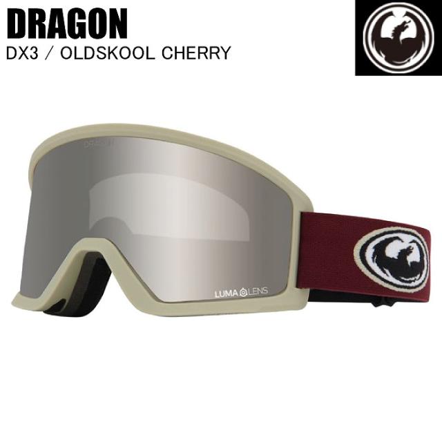 DRAGON ドラゴン DX3 ディーエックススリー OLDSKOOL CHERRY J07 スキー スノーボード ジャパンフィット ドラゴンゴーグル