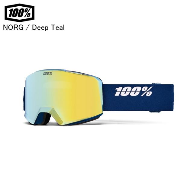100% ワンハンドレッド NORG ノルグ Deep Teal 51000-00023 ゴーグル