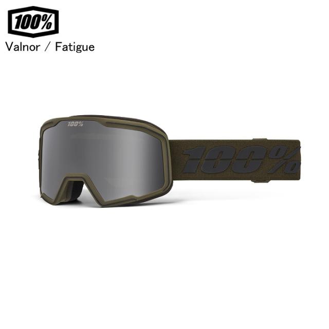 100% ワンハンドレッド VALNOR ヴァルナー FATIGUE 51011-00008 ゴーグル スキー スノーボード スノボ 100％ゴーグル