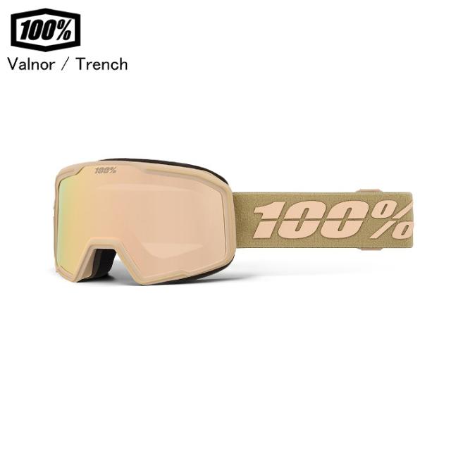 100% ワンハンドレッド VALNOR ヴァルナー TRENCH 51011-00009 ゴーグル スキー スノーボード スノボ 100％ゴーグル