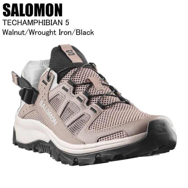 SALOMON サロモン L49104200 TECHAMPHIBIAN 5 WALNUT/WROUGHT IRON/BLACK シューズ 靴 サンダル キャンプ アウトドア