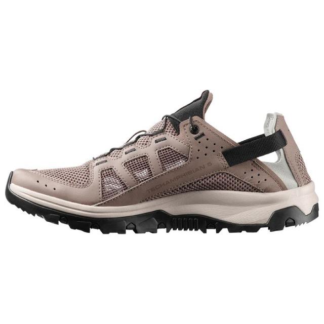 SALOMON サロモン L49104200 TECHAMPHIBIAN 5 WALNUT/WROUGHT IRON/BLACK シューズ 靴 サンダル キャンプ アウトドア
