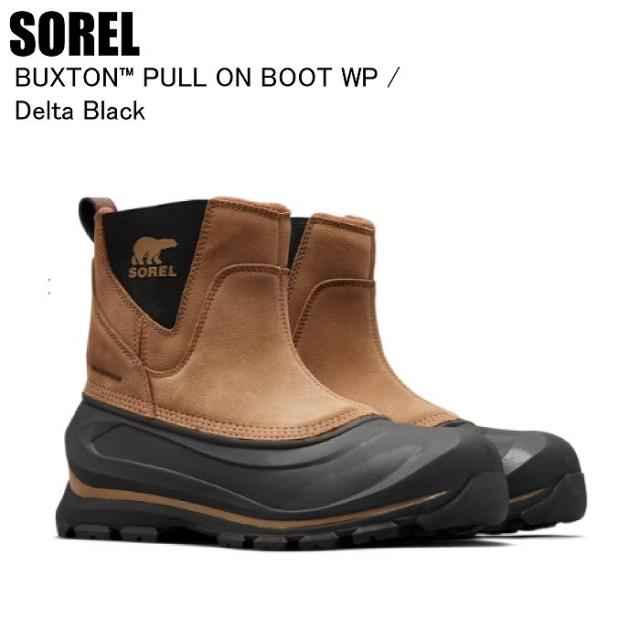 SOREL ソレル NM5182 BUXTON PULL ON BOOT バクストン 257Delta Black スノーブーツ スノーシューズ 雪遊び ソレルブーツ