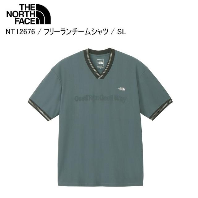 THE NORTH FACE ノースフェイス NT12692 S/S Free Run Team Shirt SL ランニングウェア 半袖 ウォーキング ハイキング