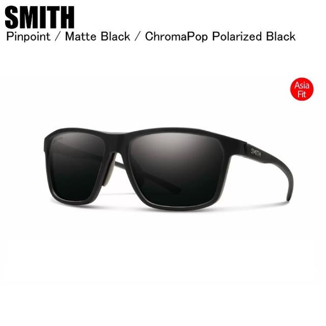 SMITH  スミス  Pinpoint Asia Fit  ピンポイント  Matte Black  205001203  CP-Polar Black  スミスサングラスの通販は