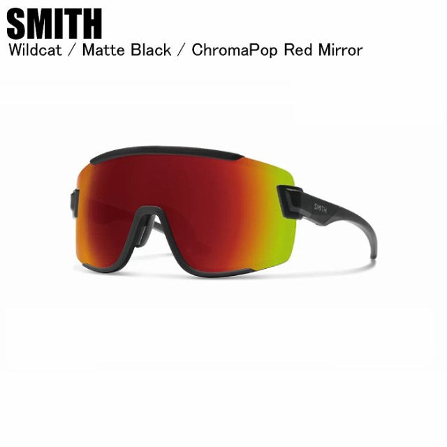 SMITH スミス Wildcat Asia Fit ワイルドキャット Matte Black 205000904 CP-Red Mirror & Clear スミスサングラス