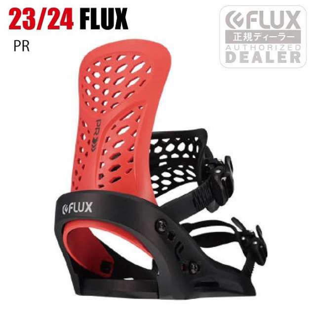 2024 FLUX フラックス PR ピーアール BLACK/RED 23-24 スノーボード ビンディング バインディング