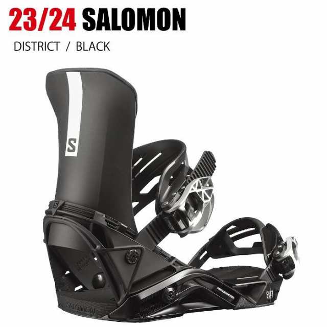 2024 SALOMON サロモン DISTRICT ディストリクト BLACK 23-24 スノーボード ビンディング バインディング