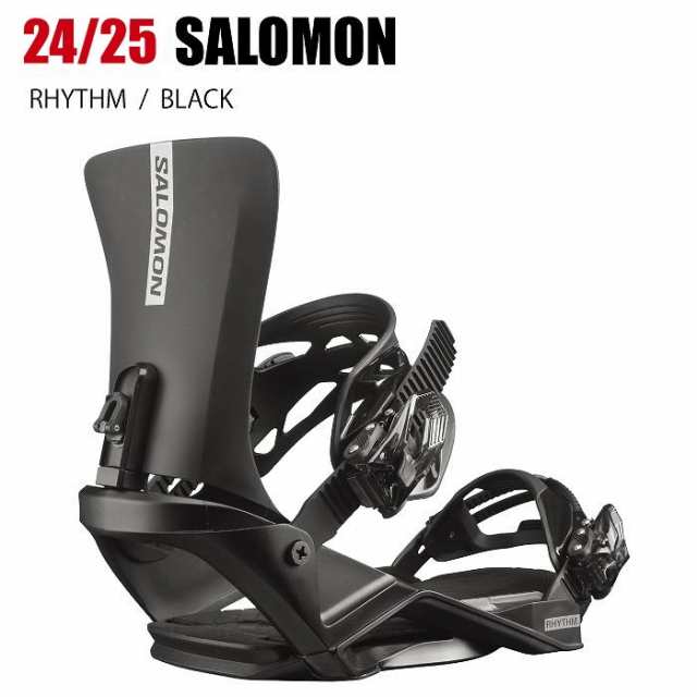 2025 SALOMON サロモン RHYTHM リズム BLACK 24-25 スノーボード ビンディング バインディング