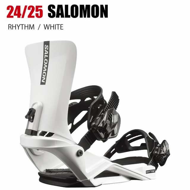 2025 SALOMON サロモン RHYTHM リズム WHITE 24-25 スノーボード ビンディング バインディング