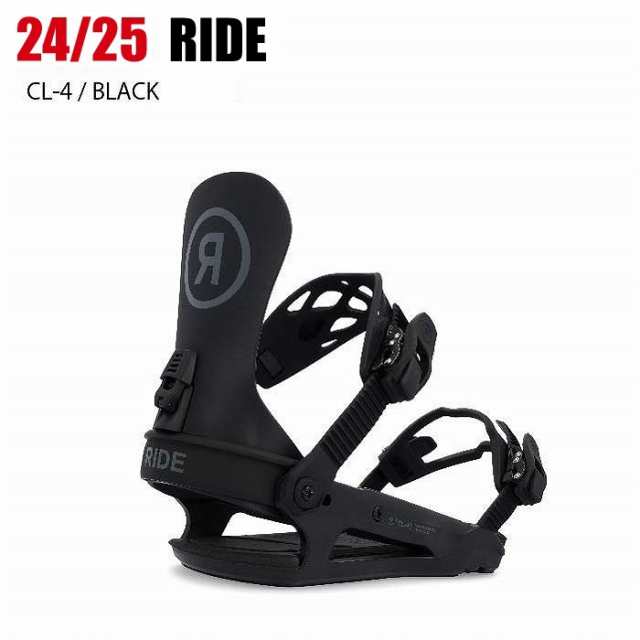 2025 RIDE ライド CL-4 シーエル シリーズ BLACK 24-25 レディース スノーボード ビンディング バインディング