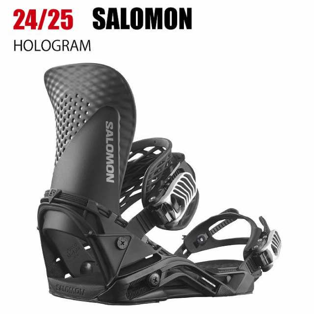 2025 SALOMON サロモン HOLOGRAM ホログラム BLACK 24-25 スノーボード ビンディング バインディング