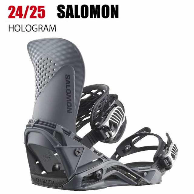 2025 SALOMON サロモン HOLOGRAM ホログラム GREY 24-25 スノーボード ビンディング バインディング