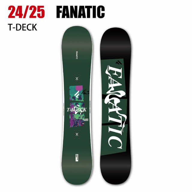 2025 FANATIC ファナティック T-DECK GREEN ティーデッキ 24-25 ボード板 スノーボードの通販は