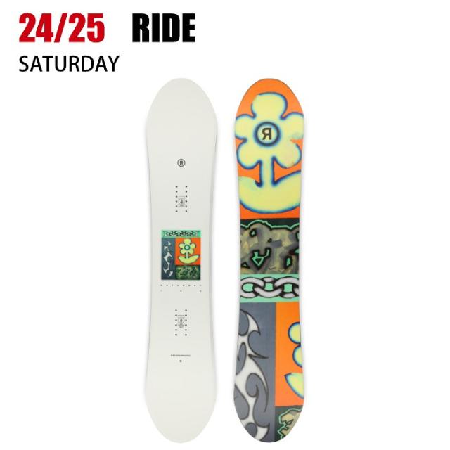 2025 RIDE ライド SATURDAY サタデー 24-25 レディース ボード板 スノーボード