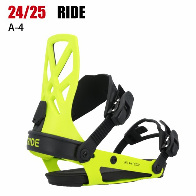 2025 RIDE ライド A-4 LIME 24-25 スノーボード ビンディング バインディング