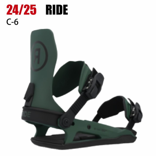 2025 RIDE ライド C-6 MATCHA 24-25 スノーボード ビンディング バインディング