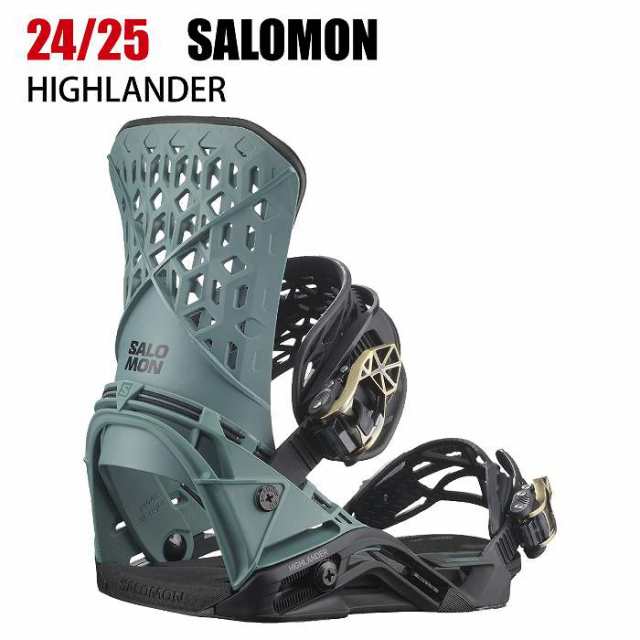 2025 SALOMON サロモン HIGHLANDER ハイランダー SAGEBRUSH GREEN 24-25 スノーボード ビンディング バインディング