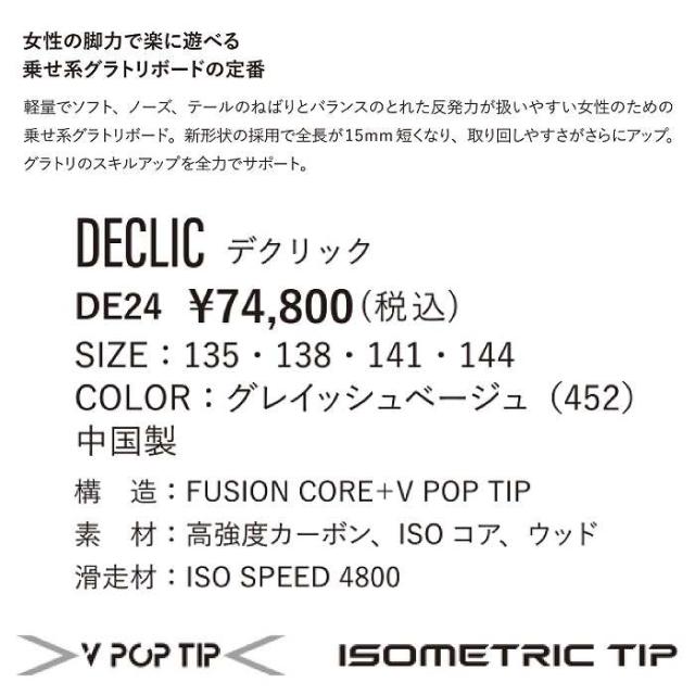 スノーボード2点セット] 24-25 YONEX DECLIC + FLUX GS(WHITE) スノボ