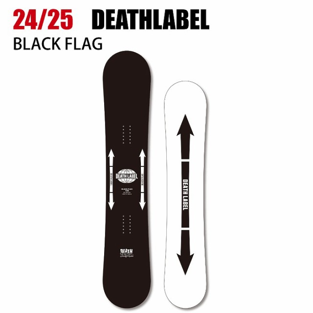 2025 DEATHLABEL デスレーベル BLACKFLAG ブラックフラッグ 24-25 ボード板 スノーボード