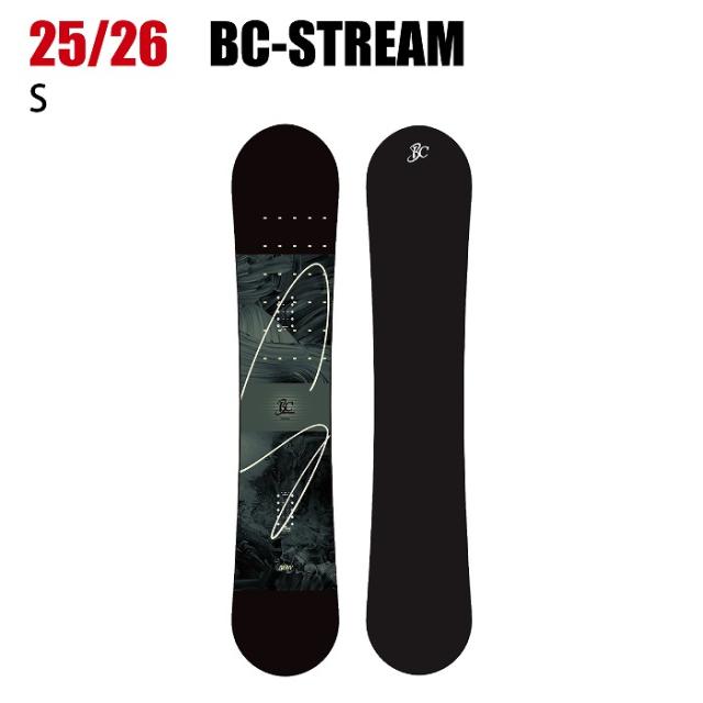 2026 BC-STREAM ビーシーストリーム S エス 25-26 ボード板 スノーボード