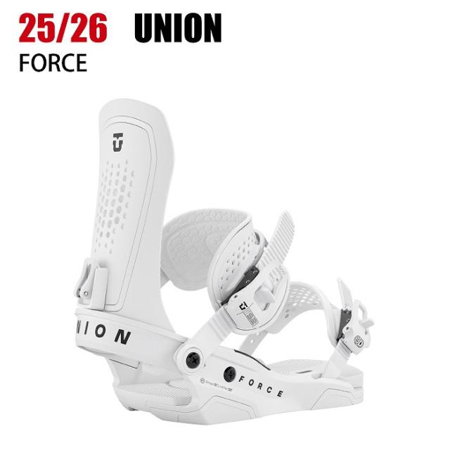 2026 UNION ユニオン FORCE フォース WHITE 20-YR 25-26 スノーボード ビンディング バインディング