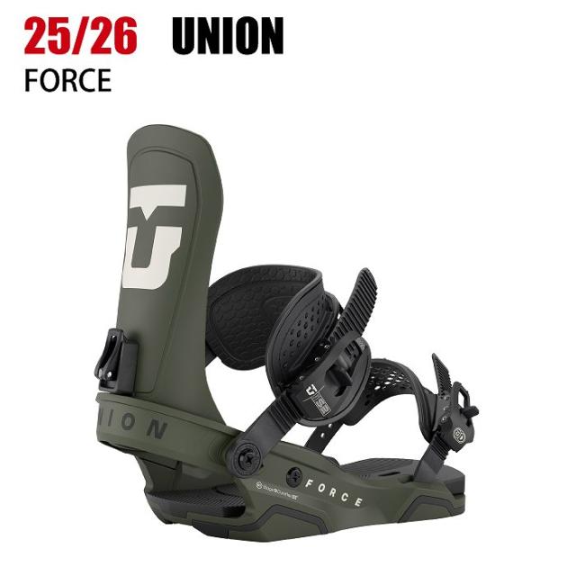 2026 UNION ユニオン FORCE (TEAM HB) フォース ARMY GREEN 25-26 スノーボード ビンディング バインディング