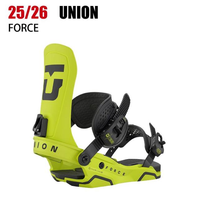 2026 UNION ユニオン FORCE (TEAM HB) フォース CYBER LIME 25-26 スノーボード ビンディング バインディング