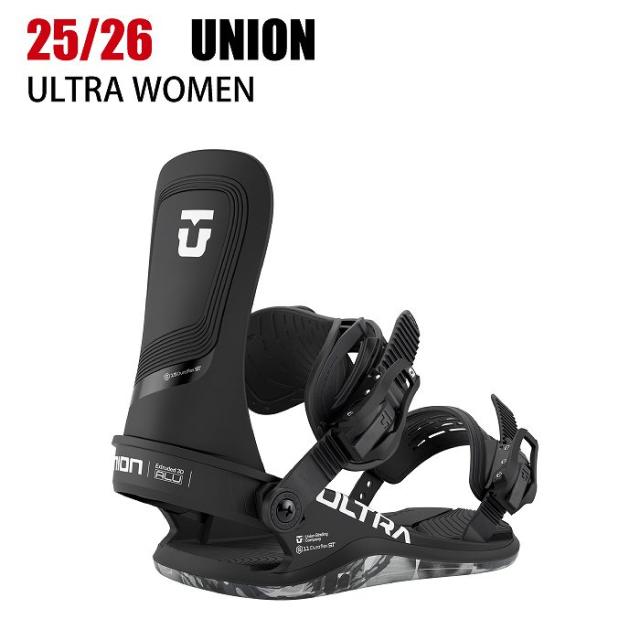2026 UNION ユニオン ULTRA (WOMEN) ウルトラ BLACK 25-26 レディース スノーボード ビンディング バインディング