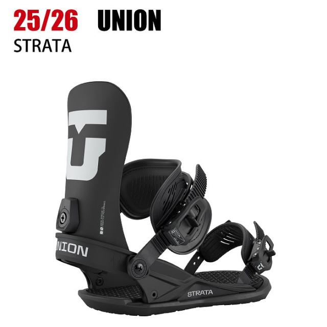 2026 UNION ユニオン STRATA ストラータ BLACK 25-26 スノーボード