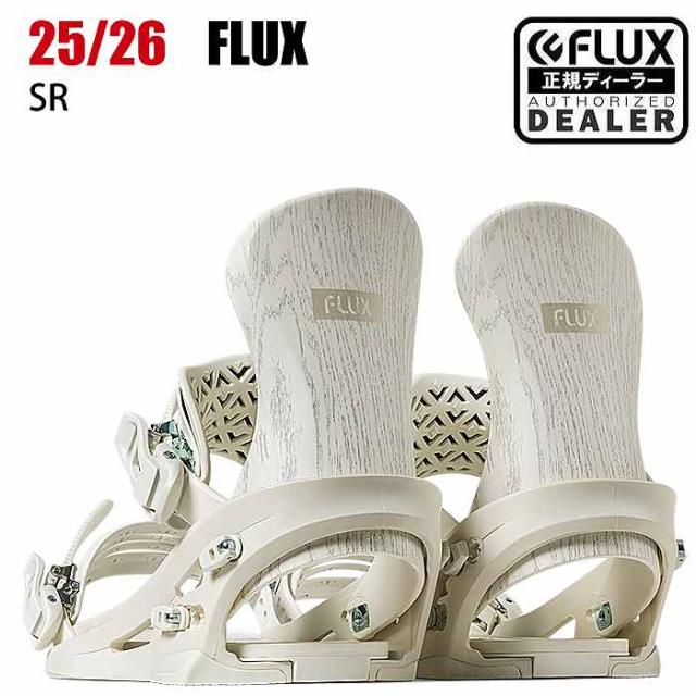 2026 FLUX フラックス SR エスアール WHITE WOOD 25-26 スノーボード ビンディング バインディング