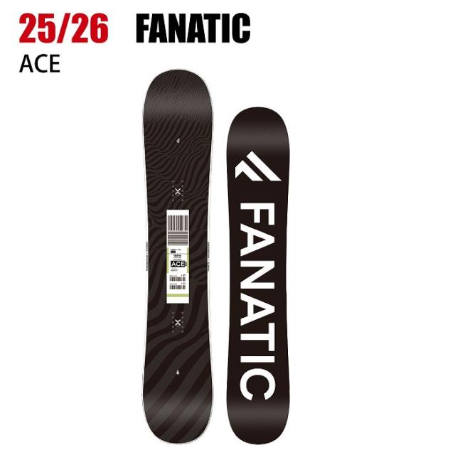 2026 FANATIC ファナティック ACE BLACK エース 25-26 ボード板 スノーボード
