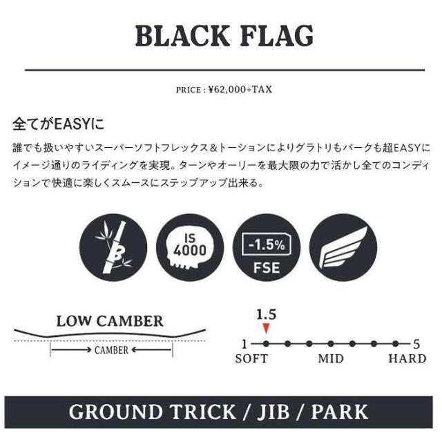 2026 DEATHLABEL デスレーベル BLACKFLAG ブラックフラッグ 25-26 ボード板 スノーボード_3