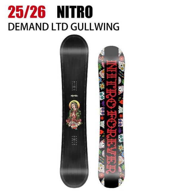 2026 NITRO ナイトロ DEMAND LTD GULLWING デマンド 25-26 ボード板 