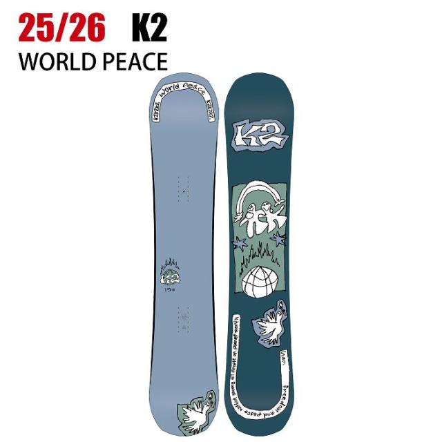 2026 K2 ケーツー WORLD PEACE ワールドピース 25-26 ボード板 スノーボード
