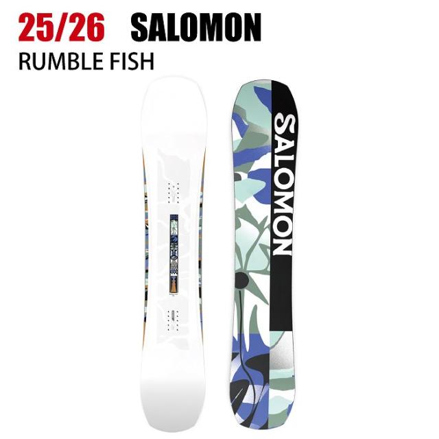 2026 SALOMON サロモン RUMBLE FISH ランブルフィッシュ 25-26 レディース ボード板 スノーボード