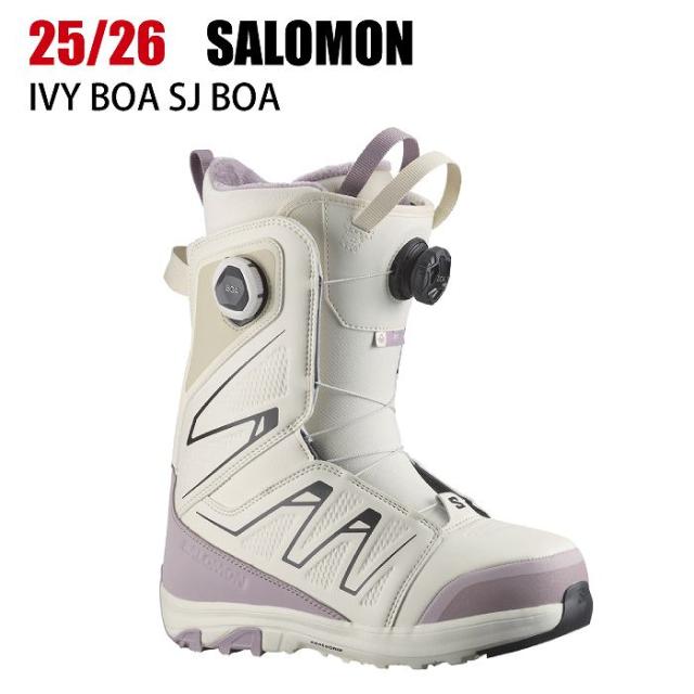 2026 SALOMON サロモン IVY BOA SJ BOA アイビー ICICLE/NIRVANA 25-26 レディース ダブルBOA スノーボード ブーツ ボア スノボ