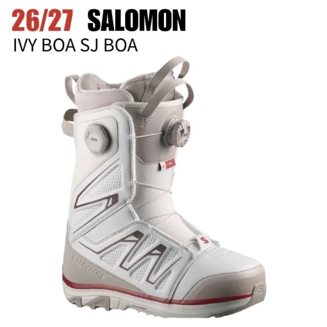 2027 SALOMON サロモン IVY BOA SJ BOA アイビー ALMOND MILK 26-27 レディース スノーボード ブーツ ボア スノボ