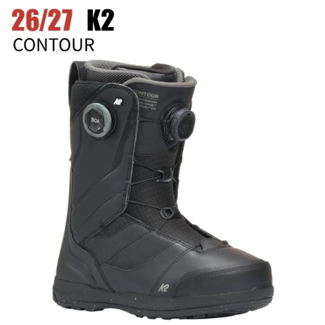 2027 K2 ケーツー CONTOUR コンツアー BLACK 26-27 レディース スノーボード ブーツ ボア スノボ 55,160円