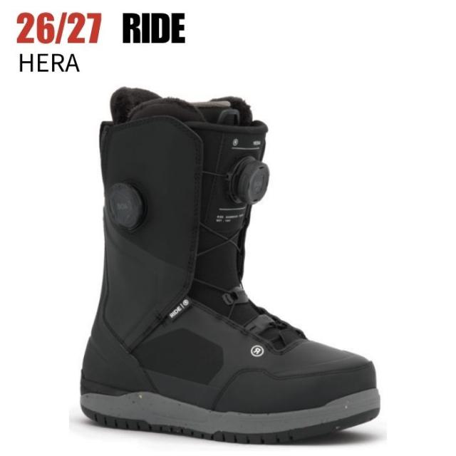 2027 RIDE ライド HERA ヘラ BLACK 26-27 レディース スノーボード ブーツ ボア スノボ