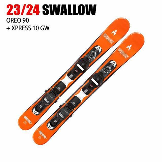 スワロー スキー板 2024 SWALLOW OREO 90/OR + XPRESS 10 GW OR オレオ ファンスキー ビンディングセット  23-24｜au PAY マーケット