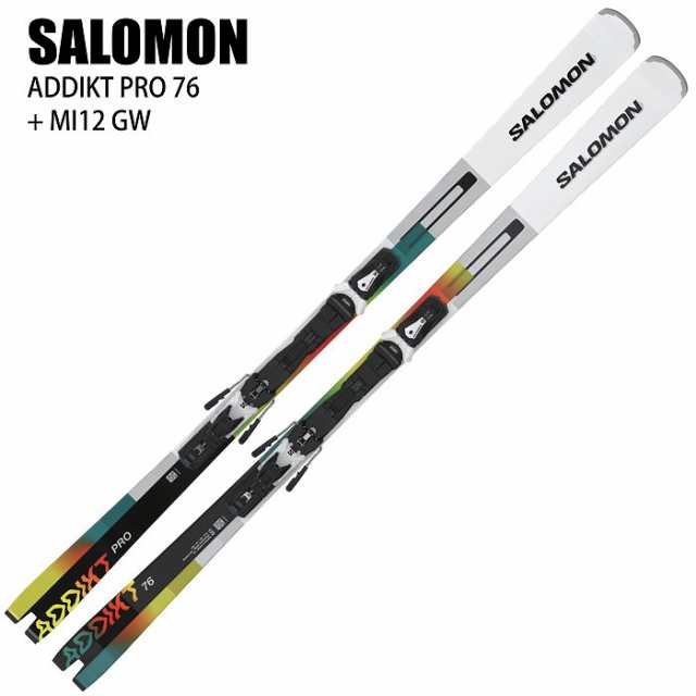 サロモン スキー板 2025 SALOMON ADDIKT PRO 76 + MI12 GW アディクトプロ ビンディングセット 24-25