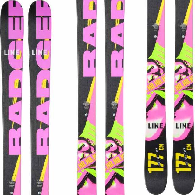 旧モデル [スキー2点セット]ライン スキー板 2025 LINE HONEY BADGER +