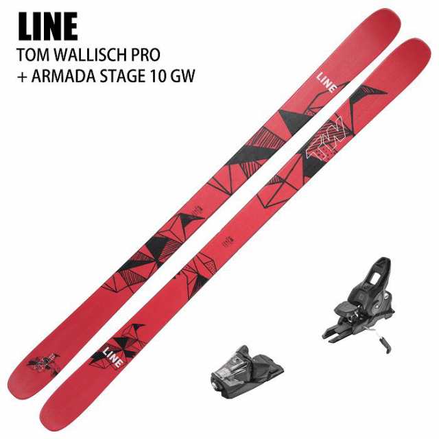 [スキー2点セット]ライン スキー板 2025 LINE TOM WALLISCH PRO + 25 ARMADA STAGE 10 GW 100mm ビンディングセット 24-25