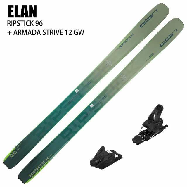 [スキー2点セット]エラン スキー板 2025 ELAN RIPSTICK 96 + 25 ARMADA STRIVE 12 GW 100mm ビンディングセット 24-25