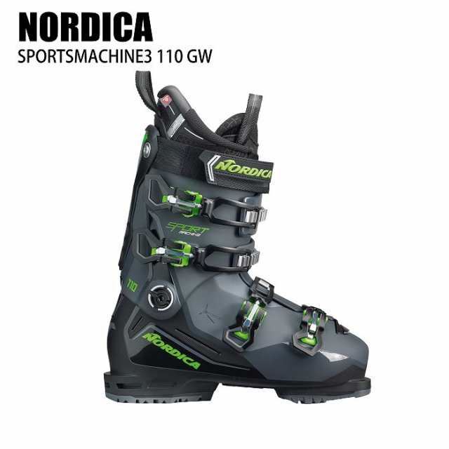 ノルディカ スキーブーツ 2025 NORDICA SPORTMACHINE 3 110 GW ANT/BK/GRN スポーツマシーン グリップウォークソール 24-25